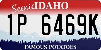 ID license plate 1P6469K