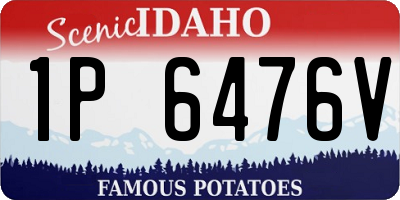 ID license plate 1P6476V