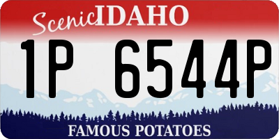 ID license plate 1P6544P