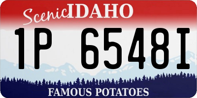 ID license plate 1P6548I