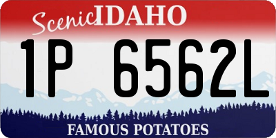 ID license plate 1P6562L