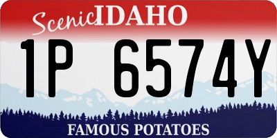 ID license plate 1P6574Y