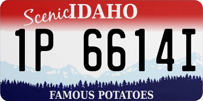 ID license plate 1P6614I