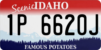 ID license plate 1P6620J