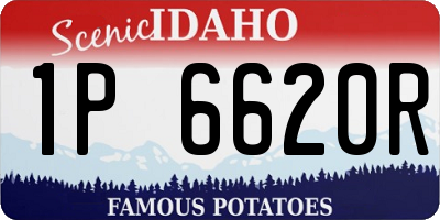 ID license plate 1P6620R