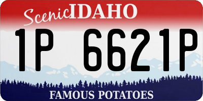 ID license plate 1P6621P