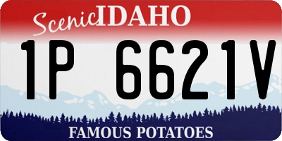 ID license plate 1P6621V