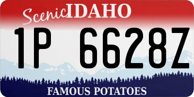 ID license plate 1P6628Z