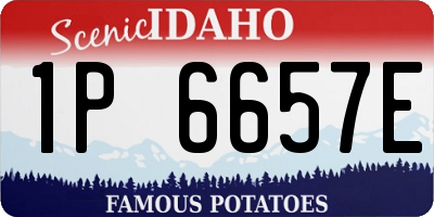 ID license plate 1P6657E