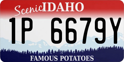 ID license plate 1P6679Y