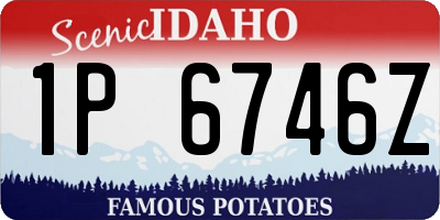 ID license plate 1P6746Z