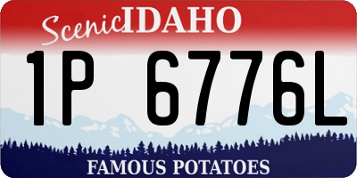 ID license plate 1P6776L