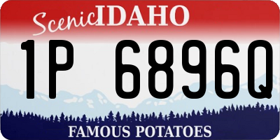 ID license plate 1P6896Q