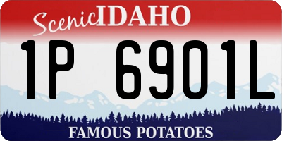 ID license plate 1P6901L
