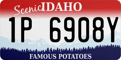 ID license plate 1P6908Y