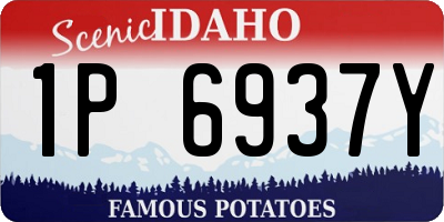 ID license plate 1P6937Y
