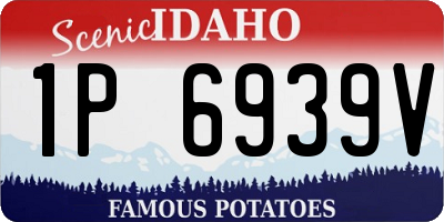 ID license plate 1P6939V
