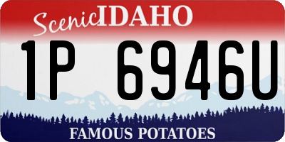 ID license plate 1P6946U
