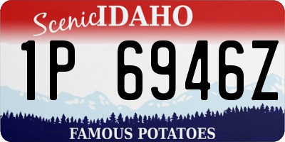 ID license plate 1P6946Z