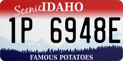 ID license plate 1P6948E