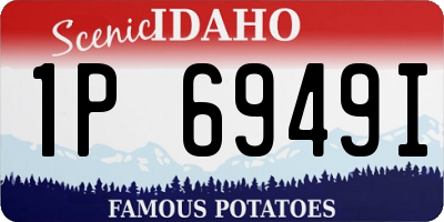 ID license plate 1P6949I
