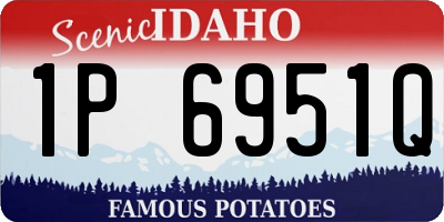 ID license plate 1P6951Q