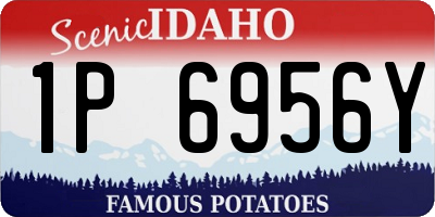 ID license plate 1P6956Y