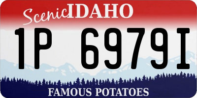 ID license plate 1P6979I