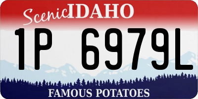 ID license plate 1P6979L