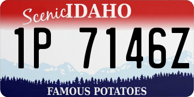ID license plate 1P7146Z