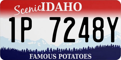 ID license plate 1P7248Y