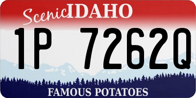 ID license plate 1P7262Q