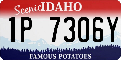 ID license plate 1P7306Y