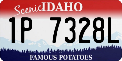 ID license plate 1P7328L