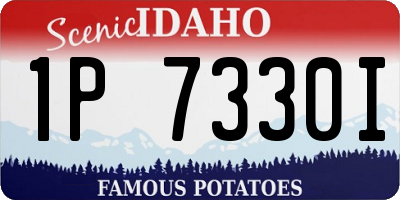ID license plate 1P7330I