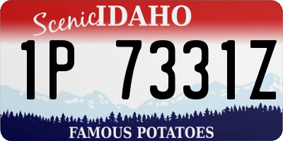 ID license plate 1P7331Z