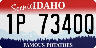 ID license plate 1P7340Q
