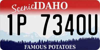 ID license plate 1P7340U