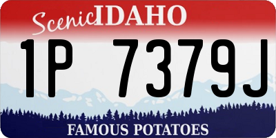 ID license plate 1P7379J
