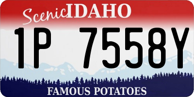 ID license plate 1P7558Y