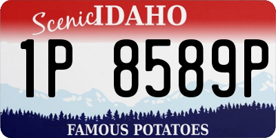 ID license plate 1P8589P