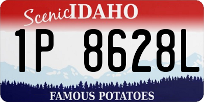 ID license plate 1P8628L