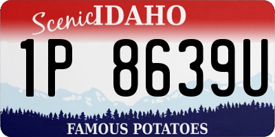 ID license plate 1P8639U