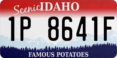 ID license plate 1P8641F