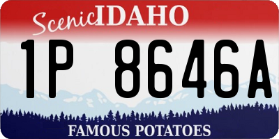 ID license plate 1P8646A