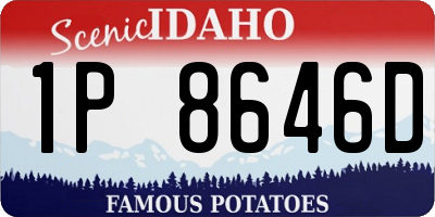 ID license plate 1P8646D