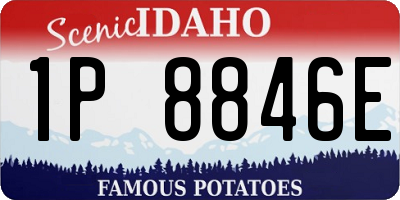 ID license plate 1P8846E