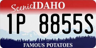 ID license plate 1P8855S