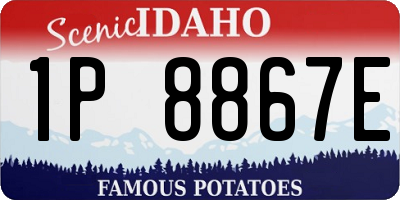 ID license plate 1P8867E