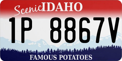 ID license plate 1P8867V
